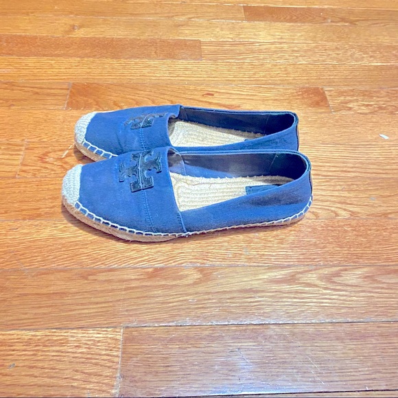 SOLD❗️Tory Burch Navy Blue Espadrilles Flats 7.5